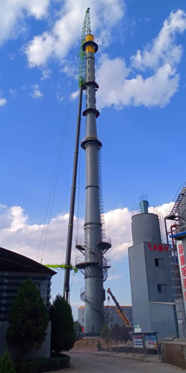 山西忻州垃圾焚燒發(fā)電項(xiàng)目（口徑DN2000mm，高度100m）